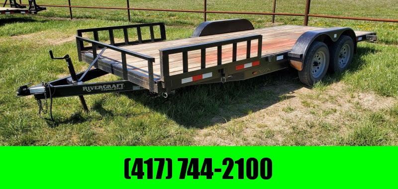 2020 Rivercraft 83X16 TANDEM 7K CAR HAULER W/RAMPS 2020 Rivercraft 83X16 TANDEM 7K CAR HAULER W/RAMPS