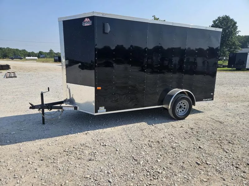 2026 Rock Solid 6X12 SINGLE 3.5K CARGO W/RAMP DOOR