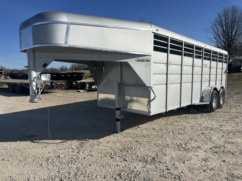 2026 Calico Trailers 2026 CALICO 6X20X6'6" GN STOCK TRAILER Stock / Stock Combo Trailer