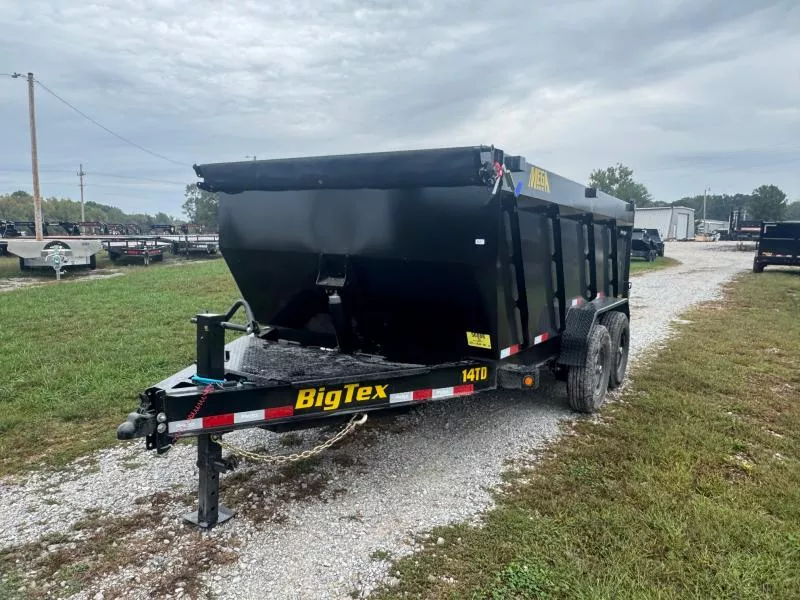 2026 Big Tex 14TD Telescoping Dump Trailer W/4' Sides
