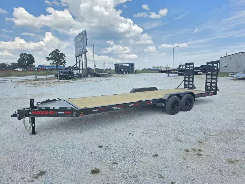 2026 MAXX-D 83x24 TANDEM 17.5K EQUIPMENT W/ STAND UP RAMPS, 2' DOVE & LARGE TOOLBOX