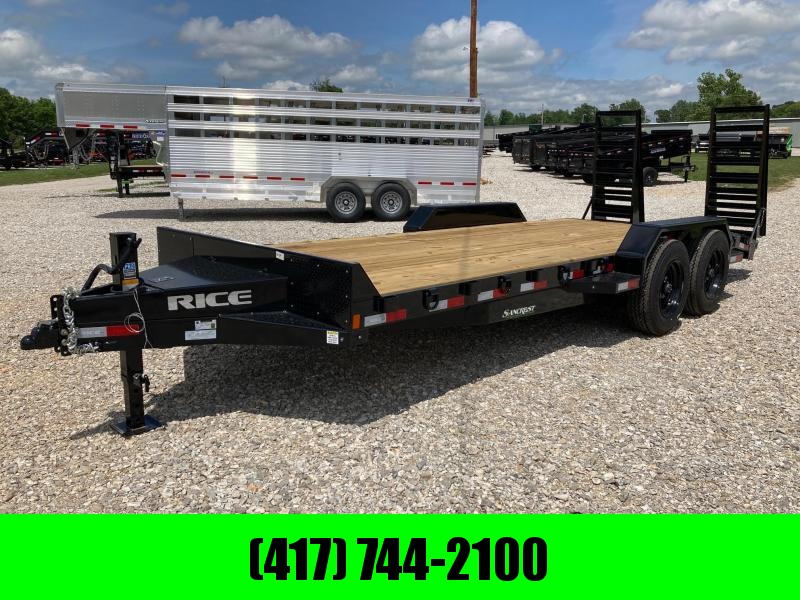 2022 Rice 82X20 TANDEM 16K EQUIPMENT W/ STAND UP RAMPS & TOOL BOX 2022 Rice 82X20 TANDEM 16K EQUIPMENT W/ STAND UP RAMPS & TOOL BOX