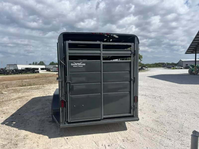 2025 Calico Trailers calico 6x16x6'6" tall bumper stock trailer Stock / Stock Combo Trailer