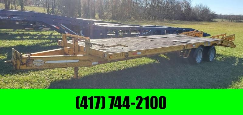 1994 CEEZ 96X24 TANDEM 18K PINTLE W/FLIPOVER RAMPS 1994 CEEZ 96X24 TANDEM 18K PINTLE W/FLIPOVER RAMPS