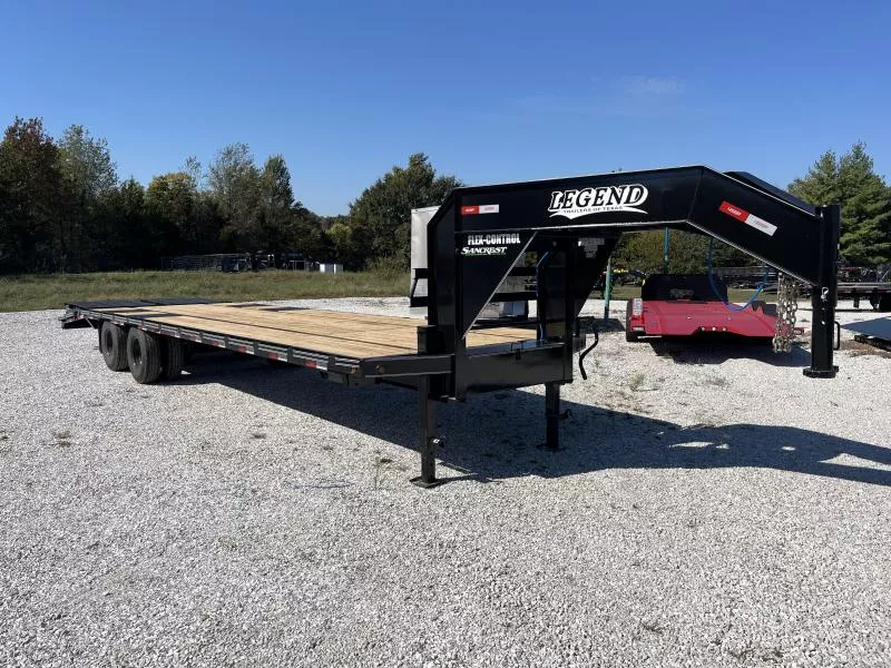 2026 102x30 22.5K Legend Gooseneck Flatbed w/ Maxx Ramps