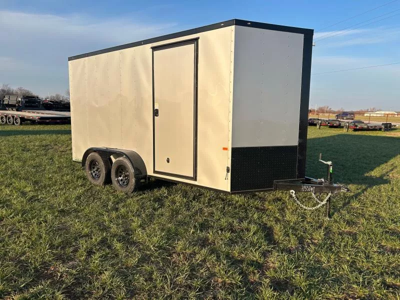 2026 Rock Solid 7x14 Tandem 7K Cargo w/ Ramp Door & 7' Interior Height