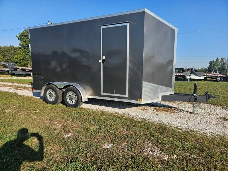 2024 Impact 7X14 TANDEM 10K CARGO W/7' HEIGHT TORSION  AXLES SPOILER LOAD LIGHTS & RAMP DOOR 