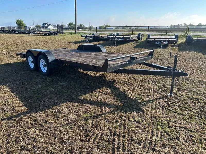 2016 Great Northern 77x16 Tandem 7K Carhauler w/ Slide In Ramps