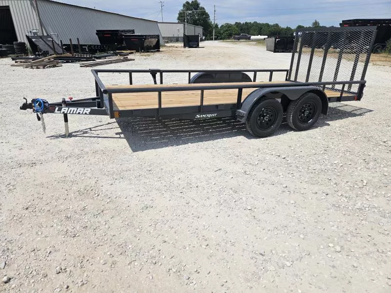 2026 Lamar 83X16 TANDEM 7K PIPETOP UTILITY W/4' SPRING GATE