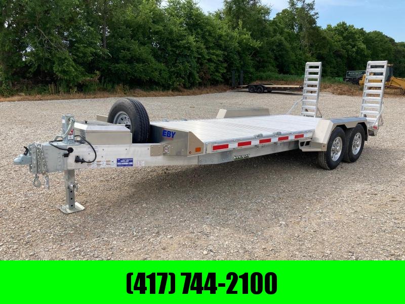 2022 EBY 82x20 TANDEM 14K ALUMINUM CARHAULER W/ STAND UP RAMPS & TOOL BOX 2022 EBY 82x20 TANDEM 14K ALUMINUM CARHAULER W/ STAND UP RAMPS & TOOL BOX