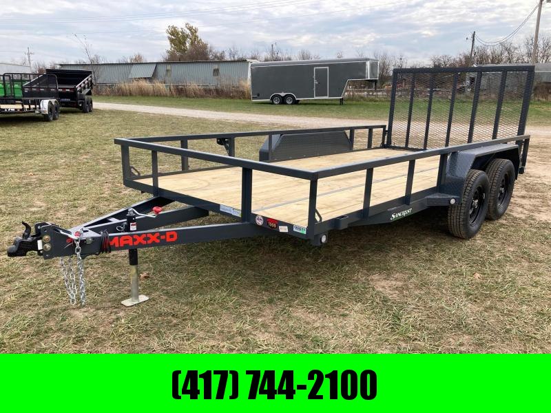 2022 MAXXD 83X16 TANDEM 7K UTILITY W/ 4' FOLD GATE & 2 BRAKE AXLES 2022 MAXXD 83X16 TANDEM 7K UTILITY W/ 4' FOLD GATE & 2 BRAKE AXLES