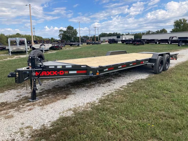 2026 MAXX-D 83X24 TANDEM 15.4K W/ MAX RAMPS, 4' DOVE & SPARE