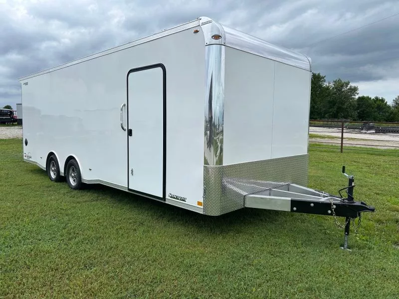 2026 Legend Premium Trailers 8.5x24 Tandem 10K Aluminum Cargo w/ Finished Interior, Black Rubber Floors, & Escape Door