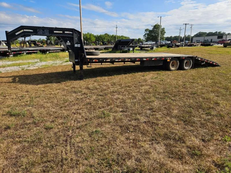 2005 Load Trail 102X32 TANDEM LO-PRO GOOSENECK W/HYDROTAIL & 25K 2 SPEED JACKS