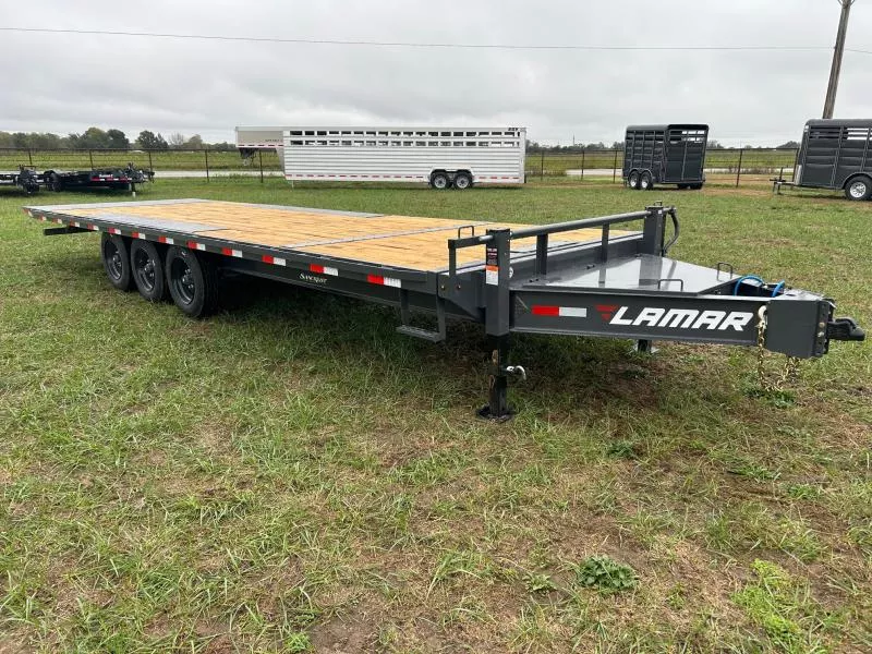2026 Lamar 102x26 Triple 21K Deckover Power Tilt w/ 16 Ply Tires, Spare, & Tuff Wireless