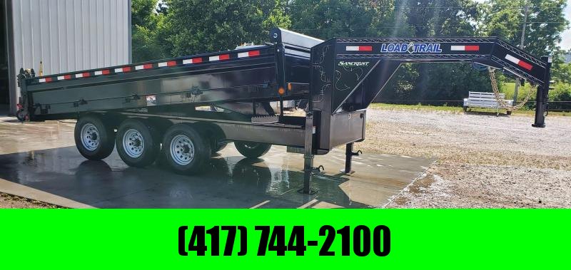 2019 Load Trail 96X16 TRIPLE 21K BLACK GOOSENECK DUMP W/18" FOLD DOWN SIDES & 20K HOIST 2019 Load Trail 96X16 TRIPLE 21K BLACK GOOSENECK DUMP W/18" FOLD DOWN SIDES & 20K HOIST