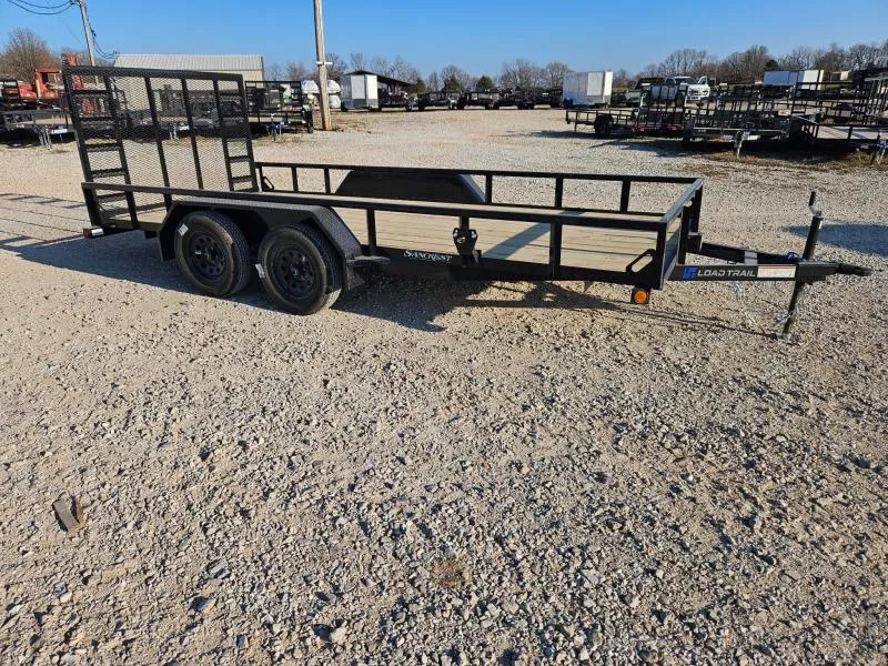 2026 Load Trail 83X16 TANDEM 7K TUBETOP UTILITY W/4' SPRING GATE