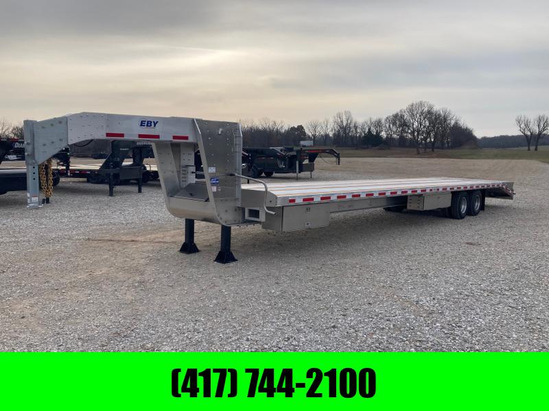 2023 EBY 102X40 TANDEM 25.9K GN W/ RIDEWELL AIR RIDE & MAX RAMPS