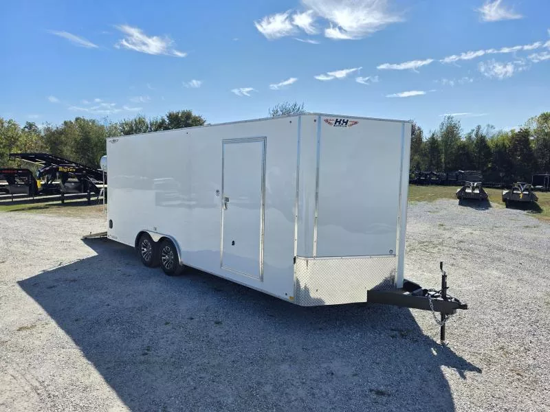 2026 H and H 8.5x20 Tandem 10K Cargo w/ Ramp Door & 7' Interior Height