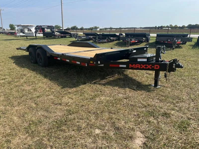 2026 MAXX-D 102x22 Tandem 17.5K Gravity Tilt w/ Drive Over Fenders, Toolbox, & Tool Tray