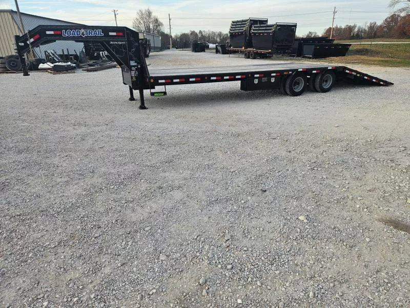 2022 Load Trail 102X32 TANDEM LO-PRO GOOSENECK W/10K AXLES HYDROJACKS & 10' BLACKWOOD TAIL