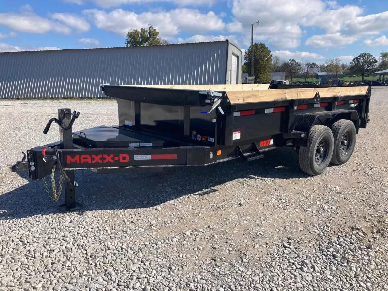 2026 MAXX-D 83X14 TANDEM 14K DUMP W/ 18" SIDES, SLIDE IN RAMPS & SPARE