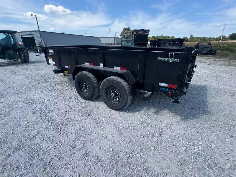 2026 Big Tex Trailers 14LP 83x14 Tandem 14K  Dump Trailer W/2' Sides and Slide In Ramps