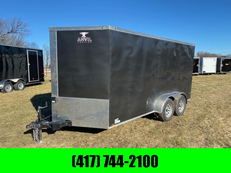2021 ANVIL 7X14 TANDEM 14K CARGO WITH RAMP DOOR 2021 ANVIL 7X14 TANDEM 14K CARGO WITH RAMP DOOR