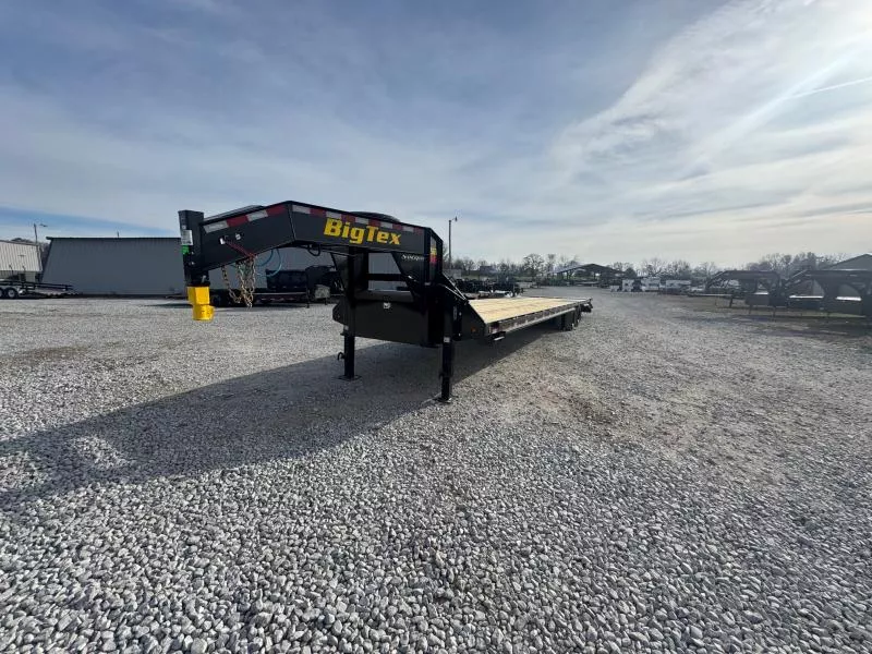 2026 Big Tex 102x40 Tandem 25.9K GN Flatbed w/ Mega Ramps, 2-Speed Jacks  14PLY Tires 