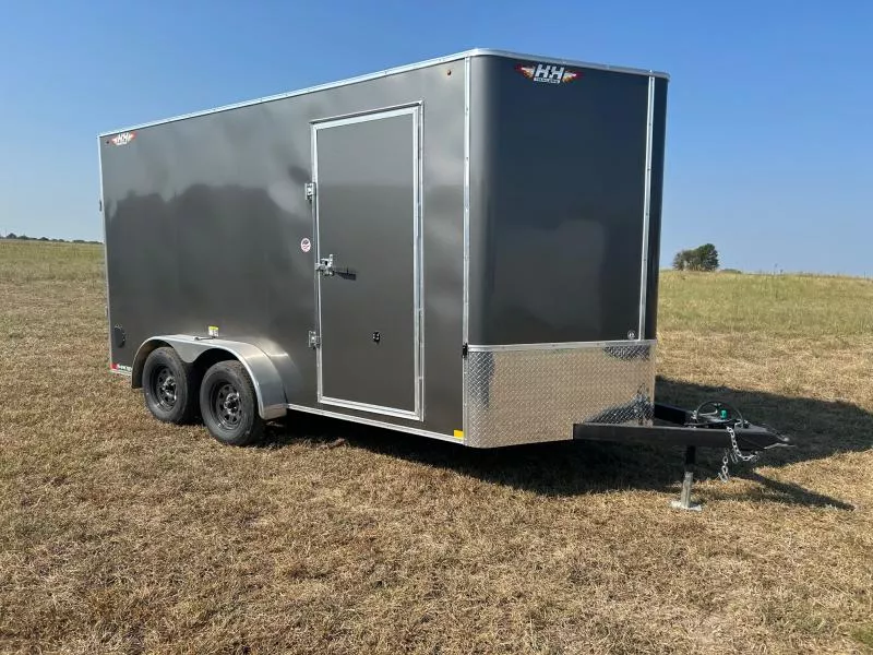 2025 H and H 7x14 Tandem 7K Cargo w/ Ramp Door & 7' Interior Height