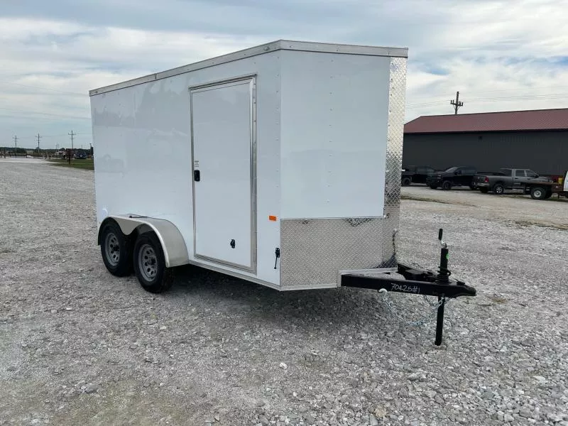 2026 Rock Solid 6x12 Tandem 7K Cargo w/ Ramp Door & 6'3" Interior Height