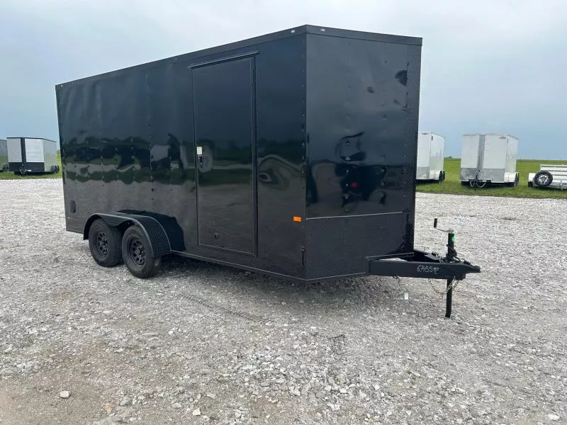 2025 Rock Solid 7x16 Tandem 7K Cargo w/ Ramp Door & 7' Interior Height