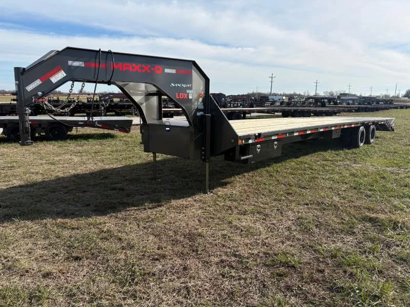 2026 MAXX-D 102x36 Tandem 25.9K Flatbed Trailer W/ Mega Ramps & Hydraulic Jacks