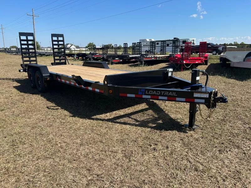 2025 Load Trail 83x22 Tandem 14K Equipment Trailer w/ 2' Dove, Standup Ramps, & Tool Tray