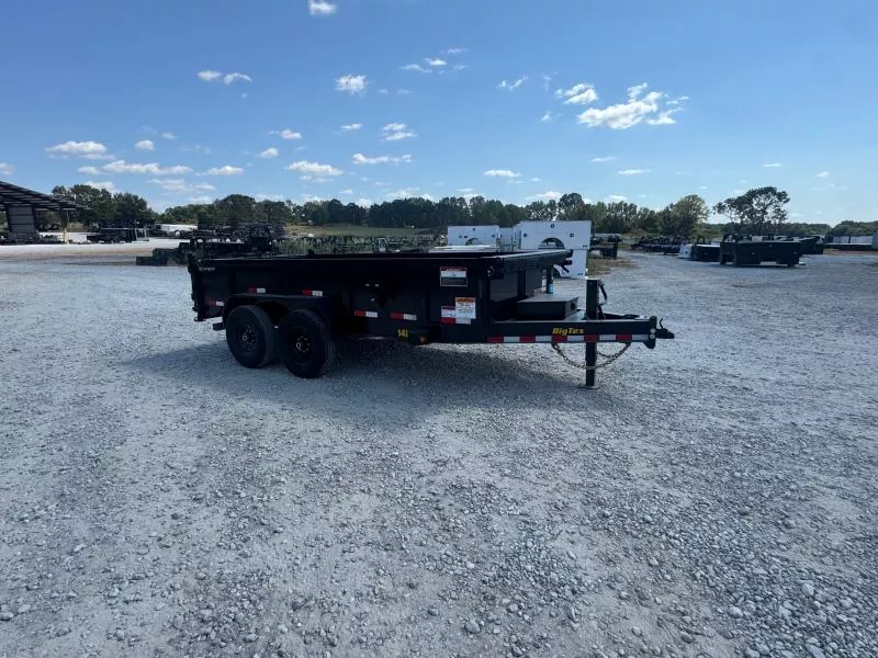 2026 Big Tex Trailers 14LP 83x16 Tandem 14K  Dump Trailer W/2' Sides and Slide In Ramps