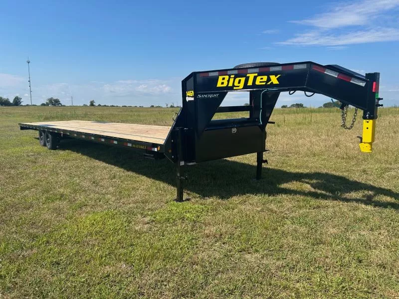 2026 Big Tex 102x40 Tandem 15.9K GN Straight Deck w/ Slide In Ramps