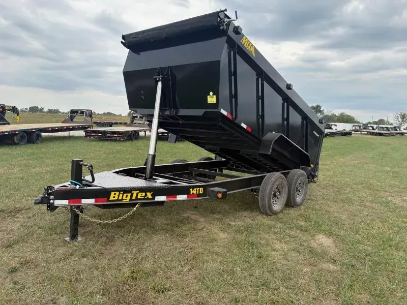 2026 Big Tex 14TD Telescoping Dump Trailer W/4' Sides