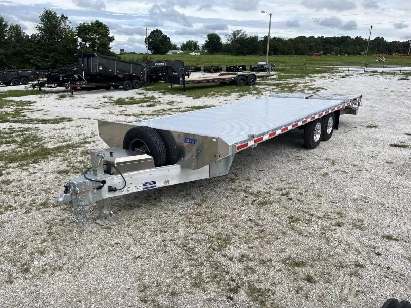 2025 102x24'6 14K EBY ALUMINUM DECK OVER w/ MAX Ramps