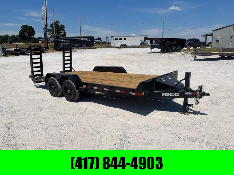 2022 RICE 82x20 TRAILER w/ STAND UP RAMPS & TOOL BOX 2022 RICE 82x20 TRAILER w/ STAND UP RAMPS & TOOL BOX