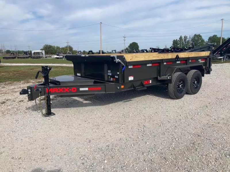 2026 MAXX-D 83X14 TANDEM 14K DUMP W/ 18" SIDES, SLIDE IN RAMPS & SPARE