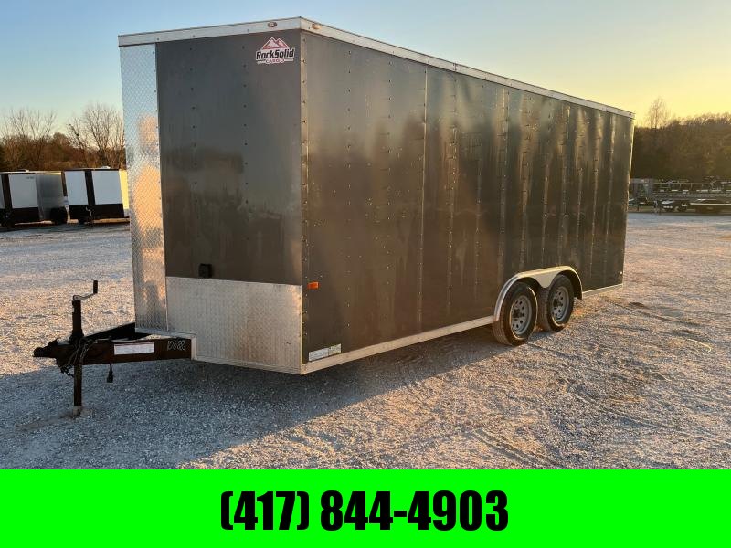 2019 7K Rock Solid Cargo 8.5x18 Wired for 30 amp w/ multiple outlets 2019 7K Rock Solid Cargo 8.5x18 Wired for 30 amp w/ multiple outlets