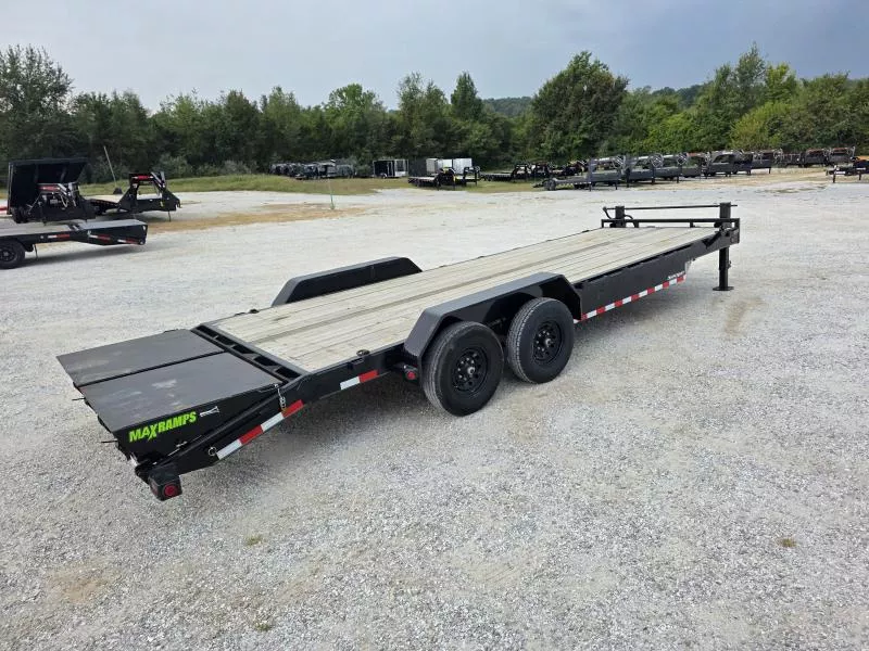 2022 LOAD TRAIL 83 X 24 TANDEM CH W/ MAX RAMPS & DOVE / RUB RAIL