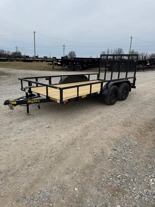 2026 Big Tex 77x14 Tandem 7K Utility w/ 4' Ramp Gate