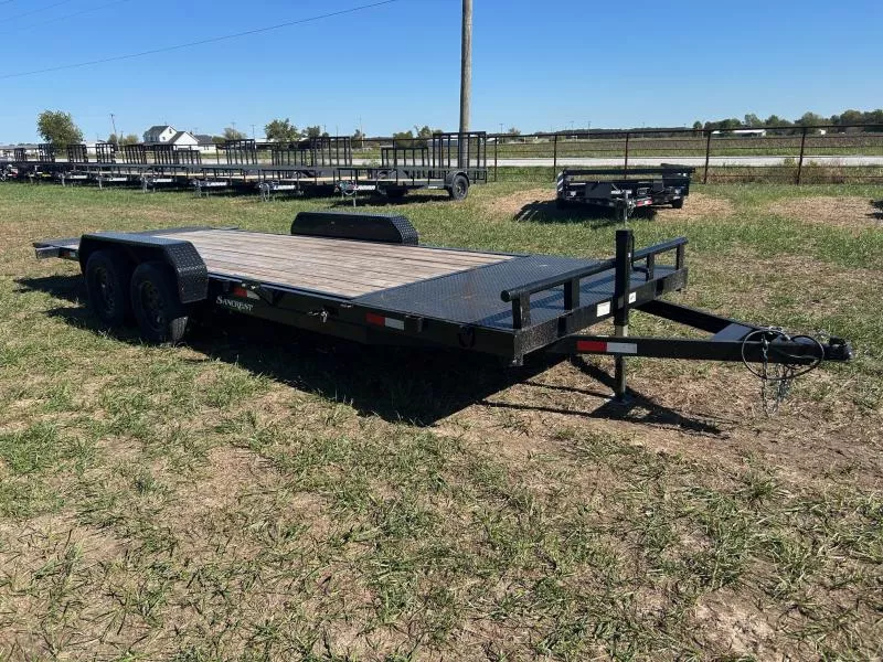 2023 Stag 82x22 Tandem 7K Tilt w/ 4' Steel Stationary
