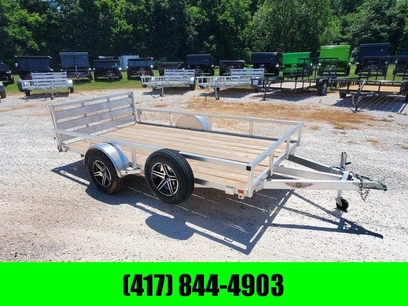 2022 H&H 76X12 SINGLE ALUMINUM UTILITY W/BI-FOLD GATE & SPARE 2022 H&H 76X12 SINGLE ALUMINUM UTILITY W/BI-FOLD GATE & SPARE