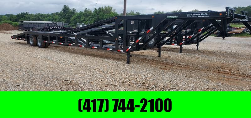 2022 Sun Country 102X53 TANDEM DROP DECK 4/5 CAR HAULER W/DISC BRAKES & ALUMINUM RAMPS 2022 Sun Country 102X53 TANDEM DROP DECK 4/5 CAR HAULER W/DISC BRAKES & ALUMINUM RAMPS