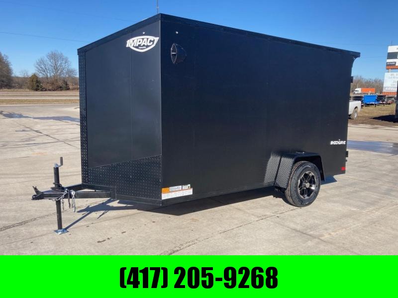 2022 Impact Trailers 6x12 Single Axle Enclosed Cargo Trailer Near Me