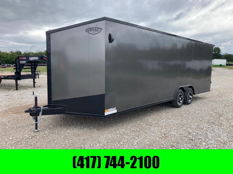 2023 Impact 8.5X24 TANDEM 9.9K CARGO W/ REAR RAMP DOOR 2023 Impact 8.5X24 TANDEM 9.9K CARGO W/ REAR RAMP DOOR