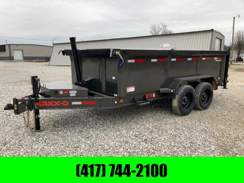 2023 MAXXD 83x14 TANDEM 16K DUMP W/ TELESCOPIC LIFT, 3' SIDES & WIRELESS REMOTE