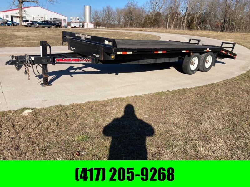 2007 Trailerman Trailers Inc. 102x20 Tandem 16K Equipment Trailer 2007 Trailerman Trailers Inc. 102x20 Tandem 16K Equipment Trailer